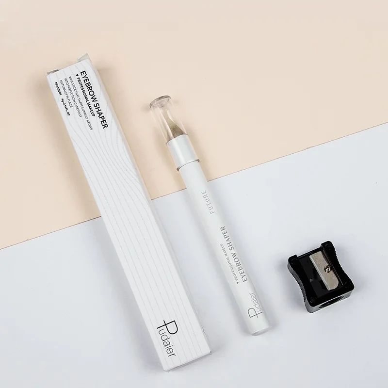 Водостойкие карандаши для бровей Pudaier прозрачные восковые с точилкой глаз