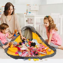 SlideAway — Sac de rangement pour le rangement des jouets, accessoire multifonctionnel, portable pour le rangement, panier, seau étanche intégré