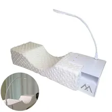 Эргономичный верстак инструмент для макияжа салонный USB Powered акриловый набор для наращивания ресниц u-образная Подушка светодиодный светильник поддержка шеи
