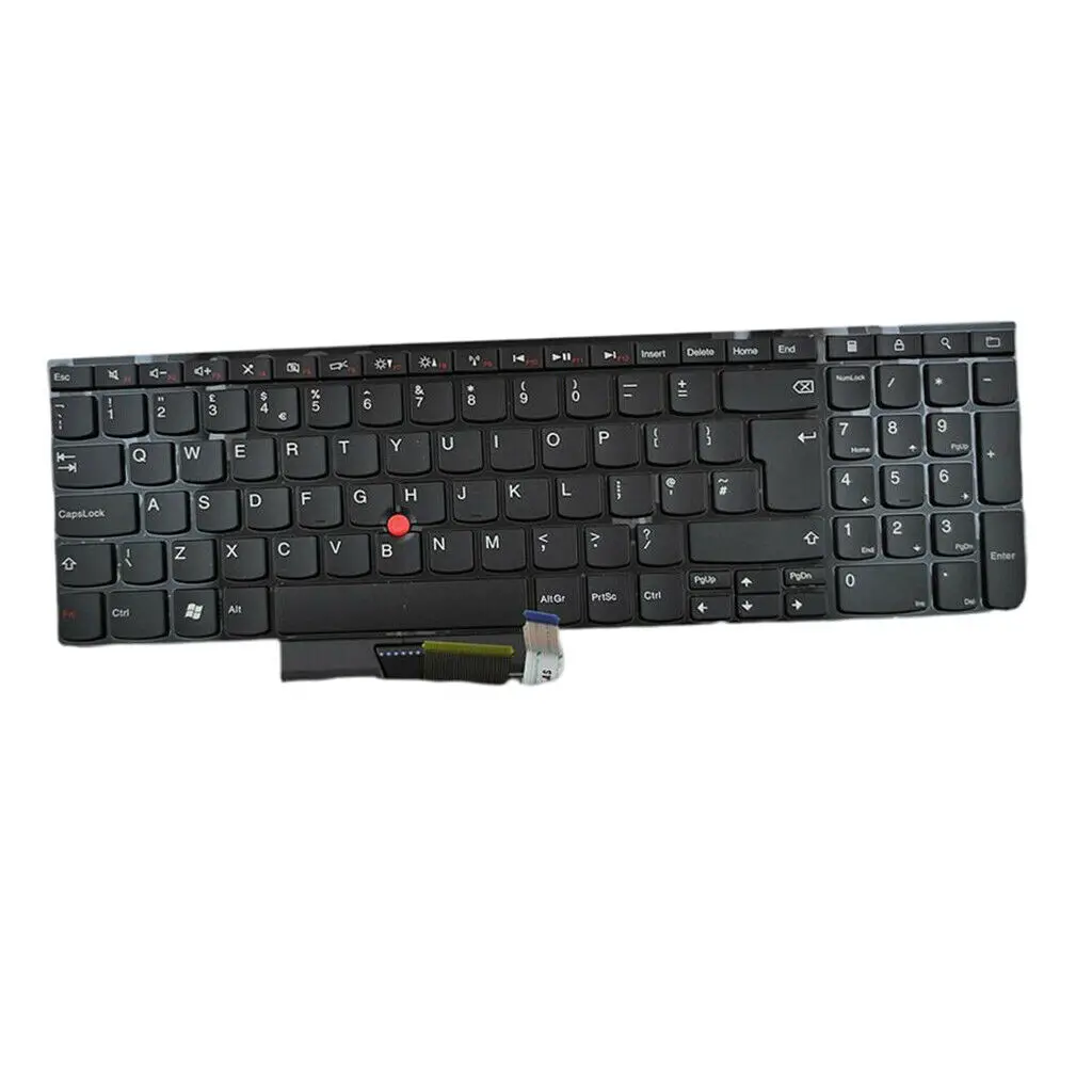 Полный британский английский раскладка Клавиатура для ноутбука lenovo Thinkpad E520 525