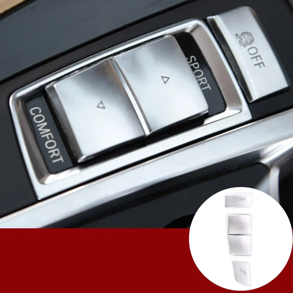 

For BMW 5 series accessories F10 central handbrake automatic h button left side cover sticker cover car styling