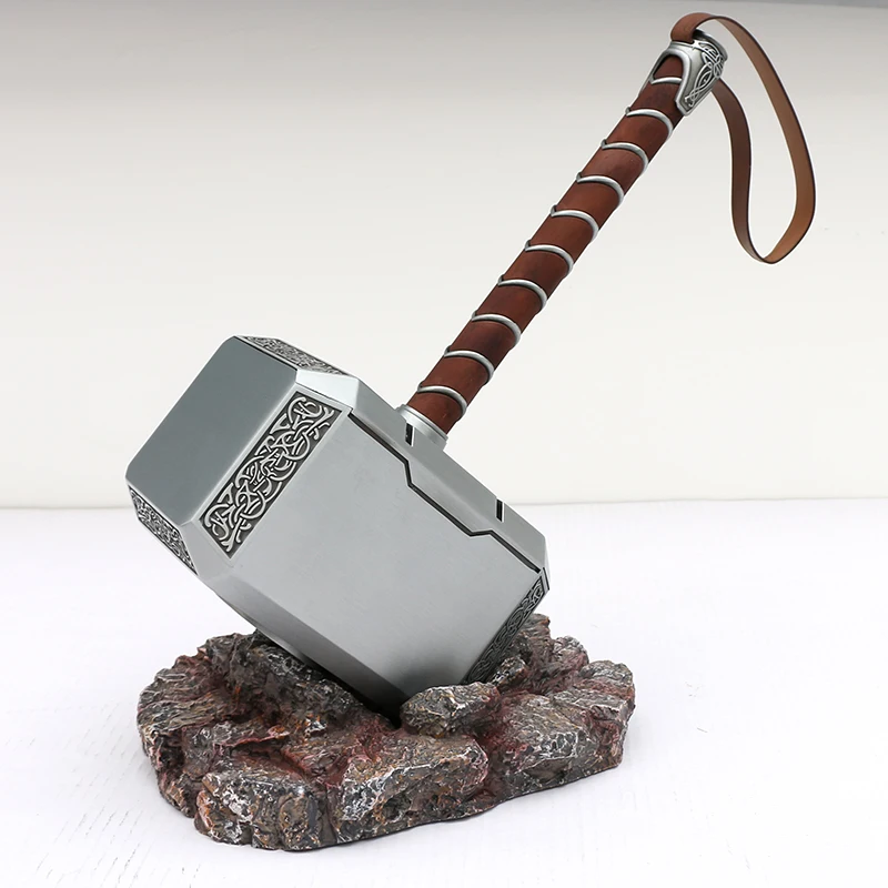 DHL Full Metal CATTOYS 1:1 The Avengers Thor Hammer Replica Props Mjolnir Gifts 