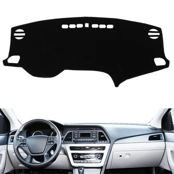 

Car Dashboard Cover Mat Pad Dashmat Dash Sun Shade Instrument Protect Carpet Accessories For Hyundai Sonata 2015 2016 2017 2018