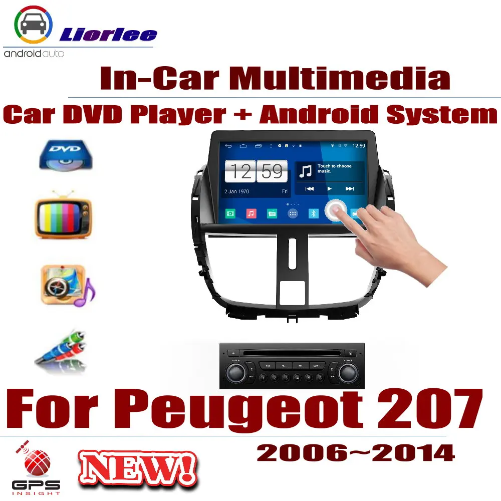 Автомобильная система Android RockChip PX5 1080P IPS LCD экран для Peugeot 207 207CC 2006 ~ 2014 DVD плеер GPS навигация Автомобильная система Android RockChip PX5 1080P IPS LCD экран для Peugeot 207 207CC 2006 ~ 2014 DVD плеер GPS навигация