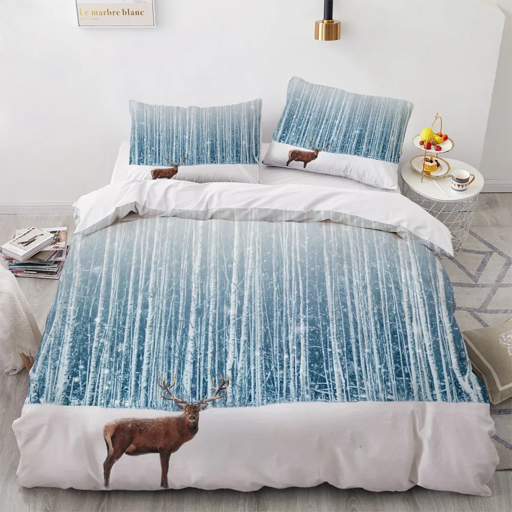 Simple Bedding Sets 3D Plant Flower Duvet Quilt Cover Set Comforter Bed Linen Pillowcase King Queen Full Double Home Texitle | Дом и сад