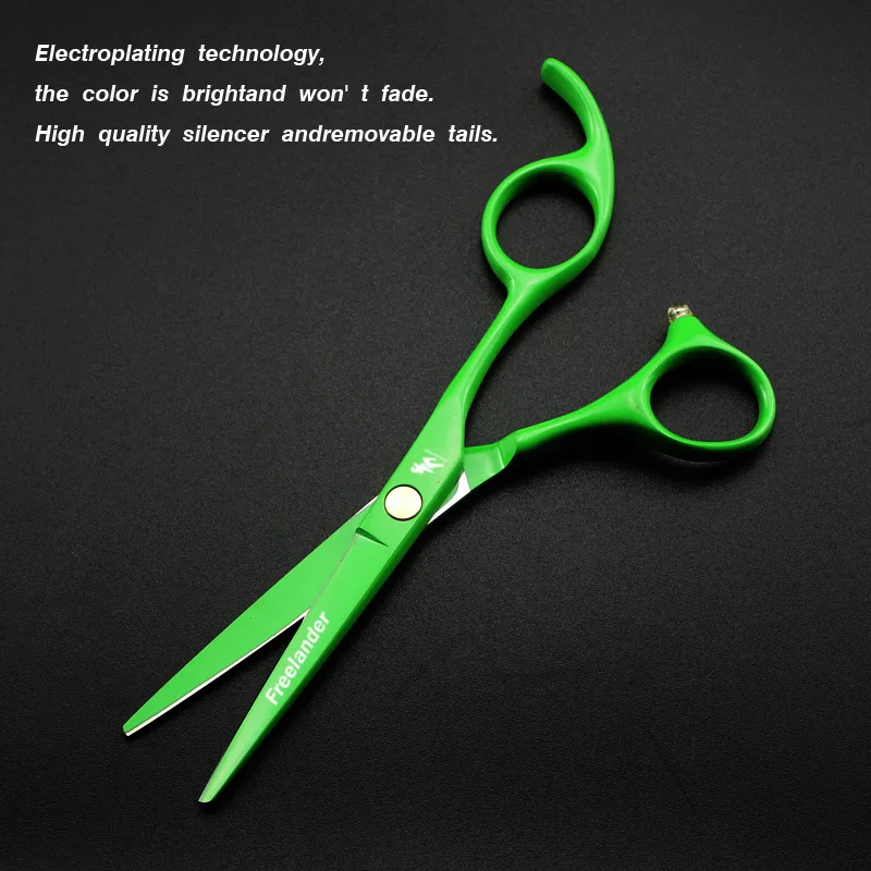 Description Picture 5 of itemProfessional Hair Scissors Cutting Barber green 5.5 Inch Hair Scissor Salon Scisors Thinning Shears Hairdressing Scissors