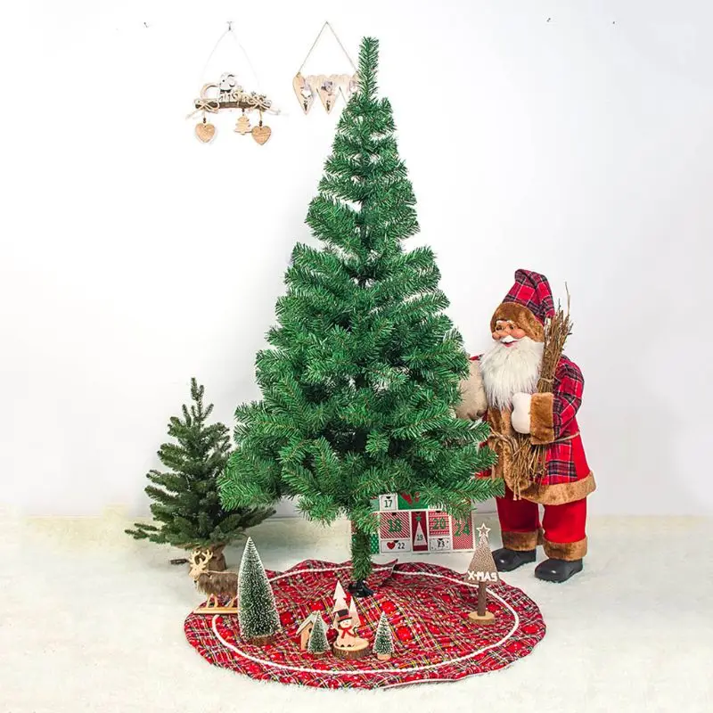 

Christmas Tree Skirt Decor Lattice Snowflake Bottom Floor Mat Cover Merry Xmas Decoration Scene Layout Supplies D5BD