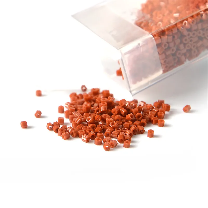 1,5mm Japan TOHO Glasperlen 15/0 Hexagon Form 10g 2500 stücke 2-Cut Glass Seed Bead Für hand Handemade Schmuck Machen – Detail 10
