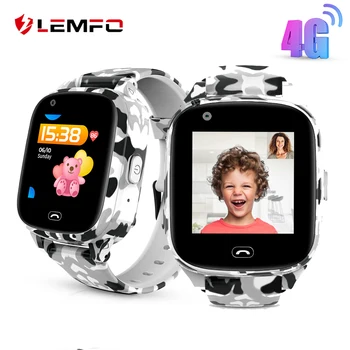

LEMFO LEC2 Pro 4G Kids Smart Watch GPS Wifi Baby Smartwatch IP67 Waterproof SOS For Children Support Take Video 650Mah Battery