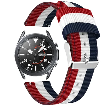 

Canvas Wrist Strap For Samsung Galaxy Watch3 45MM/41MM Smartband Bracelets Replace Straps For Galaxy Watch 42MM 46MM S3 Correa