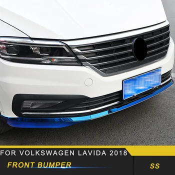 

For Volkswagen Lavida 2018 Car Styling Front Bumper Fender Protector Cover Trim Frame Sticker Exterior Accessories