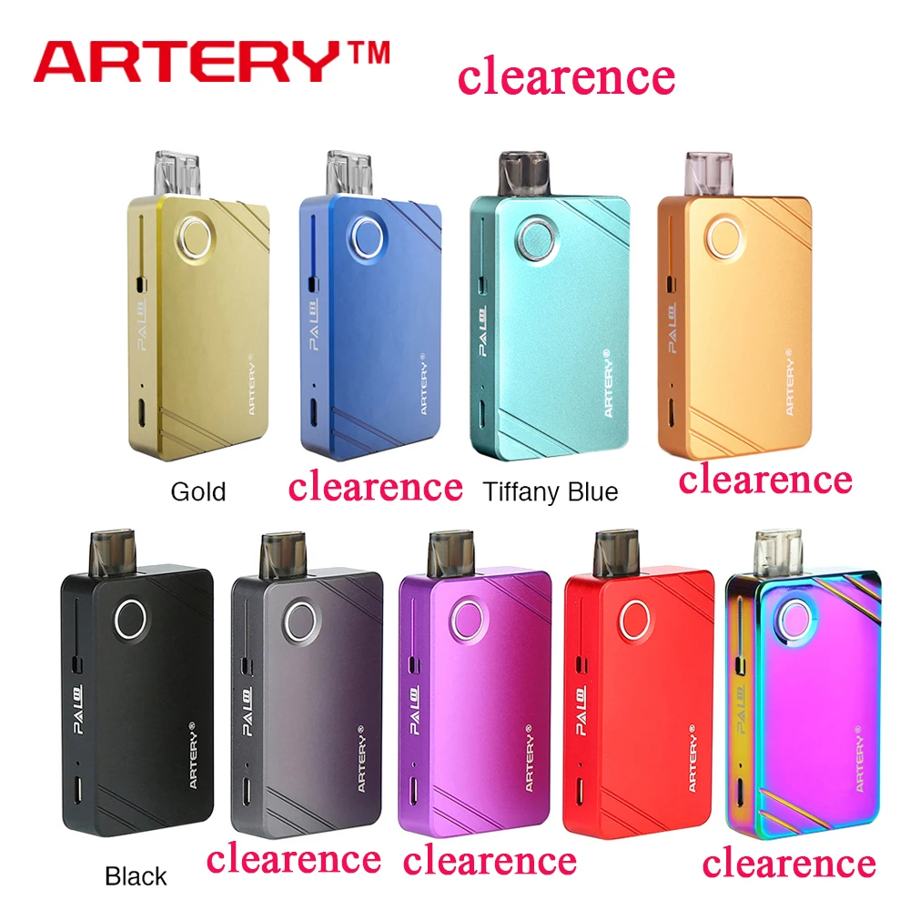 Original Artery PAL II Pod Kit vs Pal 2 Pro w/ 1000mAh Battery &amp 3ml/ 2ml Side Refilling E cig Vape | Электроника