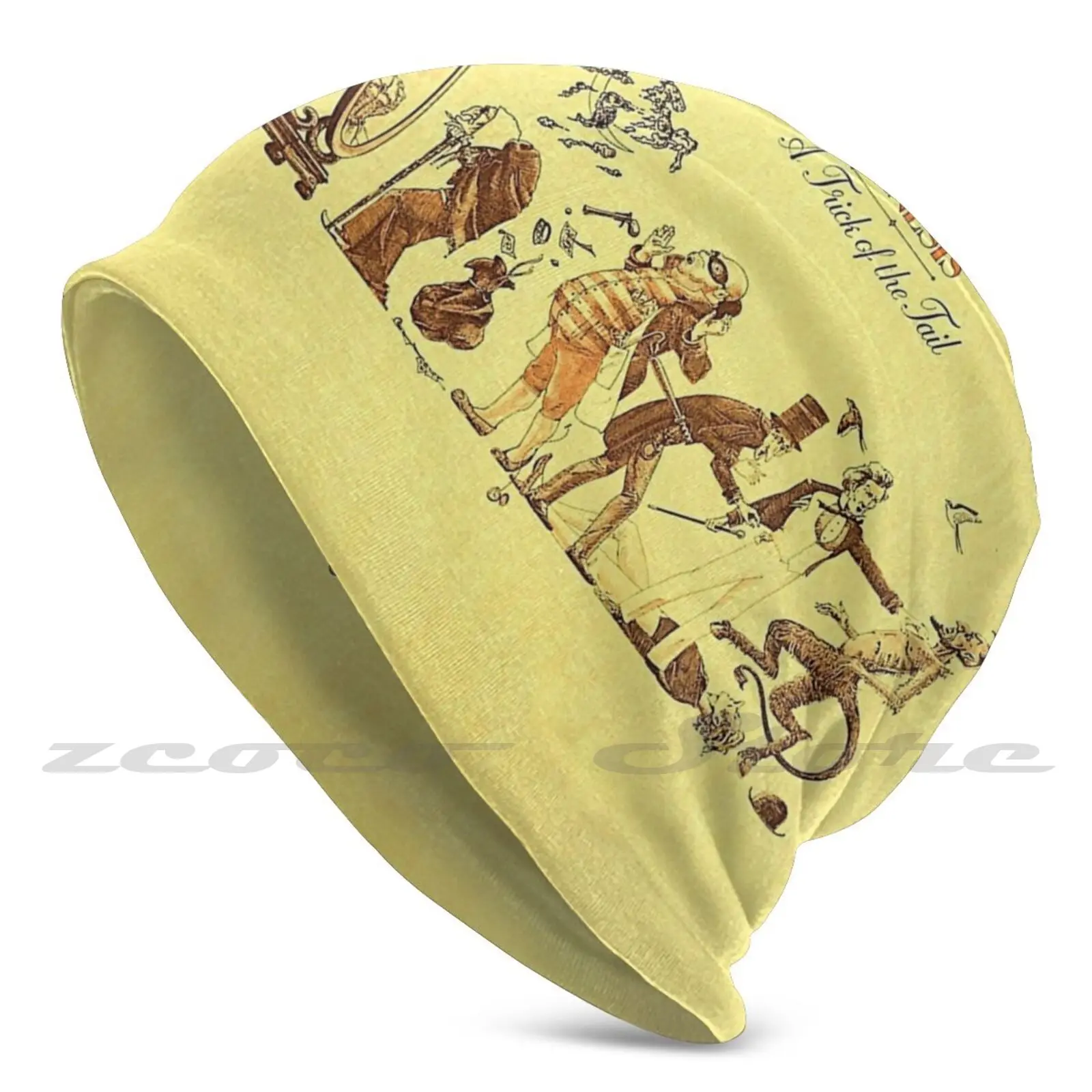 Trick Of The Tail Cappello Lavorato A Maglia Elastico Morbido Modello Personalizzato Regalo Cap Genesis Phil Collins Steve Trick Of The Tail