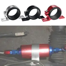 Универсальный алюминиевый сплав 50 мм Автомобильный Топливный насос Монтажный кронштейн фильтр Зажим Кольцо резиновая полированная поверхность