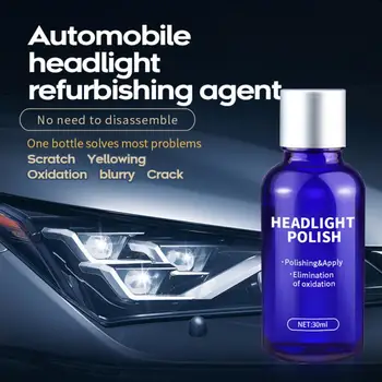 

New 10/30ML Car Headlight Polishing Liquid Ceramic Coat Headlight Agent Headlight Repair Car Accessories Liquid Glass For Cars
