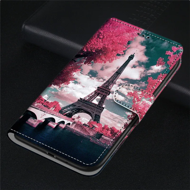 Leather Wallet Case For Samsung Galaxy A12 5G Flip Cover Funda For A 12 A125 SM-A125F A125M Painted Animal Case Phone Bags kawaii samsung phone cases