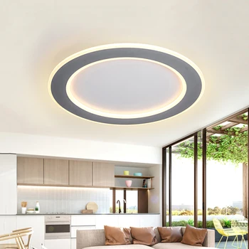 

Modern Simple led bedroom Ceiling Light ultra-thin Nordic circular Lighting corridor acrylic study living room ceiling lamps