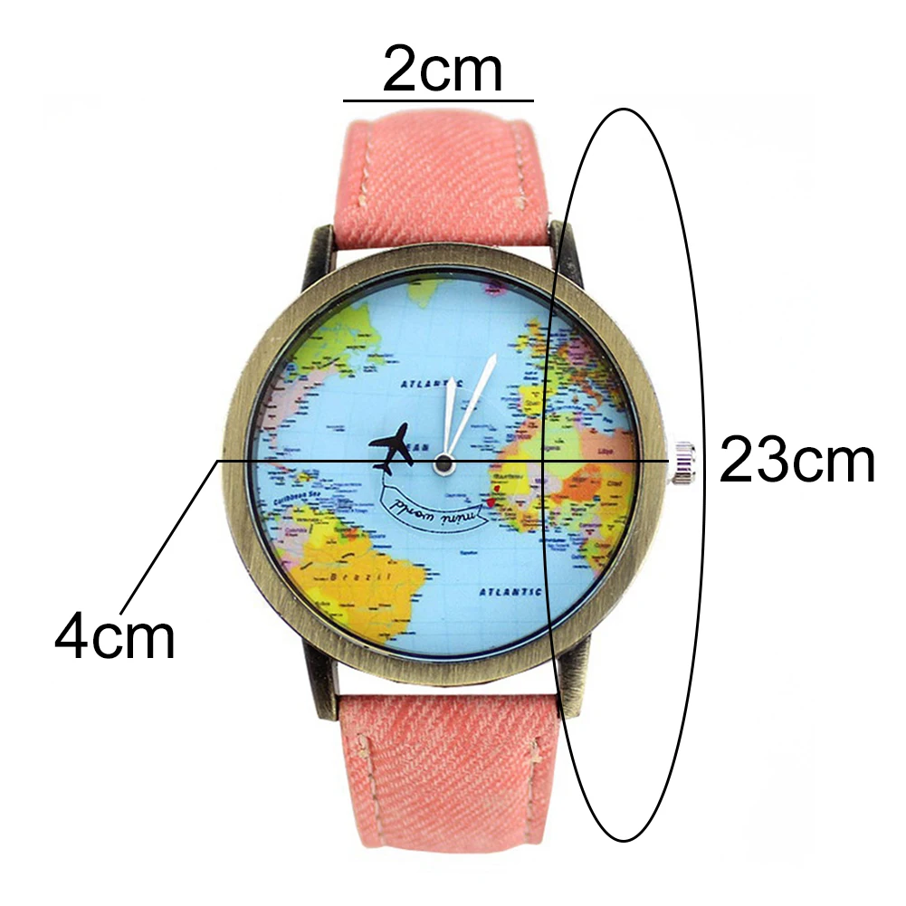 Джинсовые парусиновые часы с кожаным ремешком по всему миру, кварцевые часы в стиле ретро, часы унисекс для пары, часы для пары