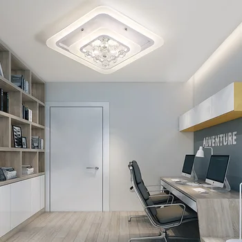 

New led crystal ceiling lamp living room ceiling lamp bedroom lamp Creative living room bedroom lamp