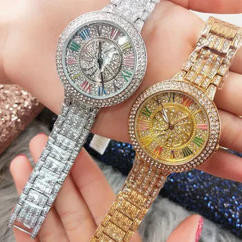 

Women Watches Woman 2019 Luxury Brand Fashion Crystal Quartz Watches Lady Clock Ladies Wrist Watches For Women Relogio Feminino