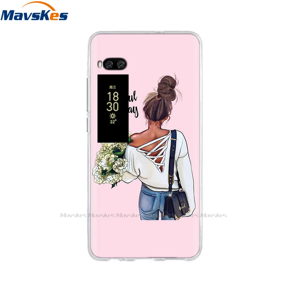 meizu phone case with stones back Phone Case for Meizu Pro 7 Plus Soft Case for Meizu Pro 7 Plus 7Plus Pro7 Back Cover Fundas Coque for Meizu Pro7 Case Cover Capa meizu phone case with stones lock Cases For Meizu