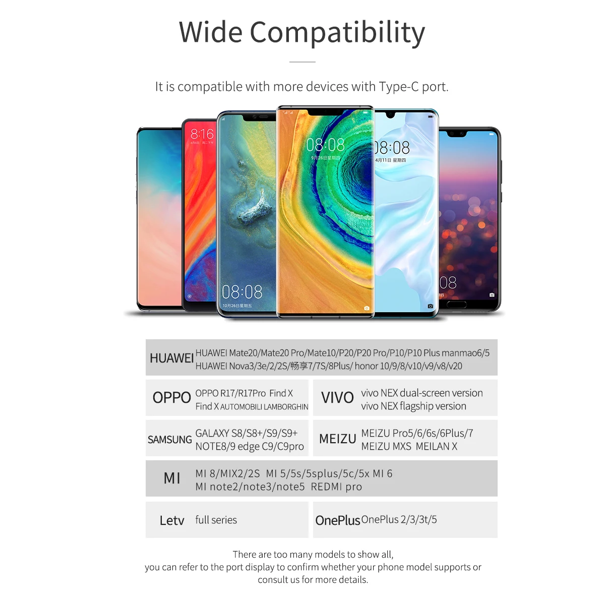 QC3.0 usb type C кабель 5A металлический кабель для быстрой зарядки и синхронизации совместим с samsung Note S10 S9 S8, LG V50 и другими USB-C устройствами