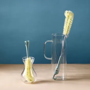 

42/31CM Long Handle Cup Brush Glass Teapot Cleaning Brushes Household Cleaning Tools