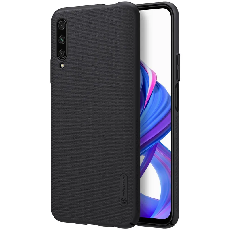 10 шт./лот NILLKIN Супер Матовый щит Матовый ПК Жесткий Чехол для huawei honor 9X pro Чехол - Цвет: Черный