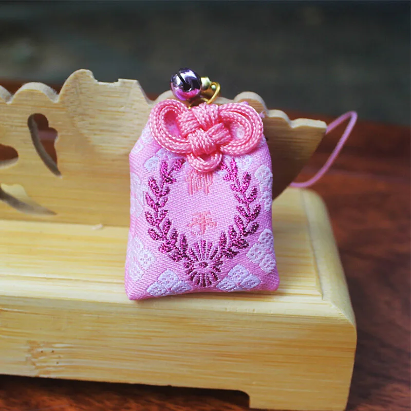Японские Подвески Omamori в подарочном пакете подвеска из ткани ручной работы для