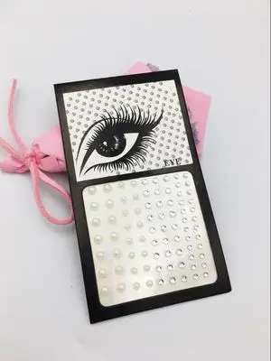3D сексапильное рождественское DIY блестящая Татуировка бриллиант макияжная подводка для глаз для теней для век, для лица Стикеры драгоценный камень макияж глаз с украшением в виде кристаллов наклейка для глаз