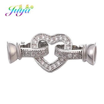 

Juya DIY Hardware Jewelry Findings Decorative Fastening Locket Clasps Accessories For Handmade Beads jewelry Making Supplies