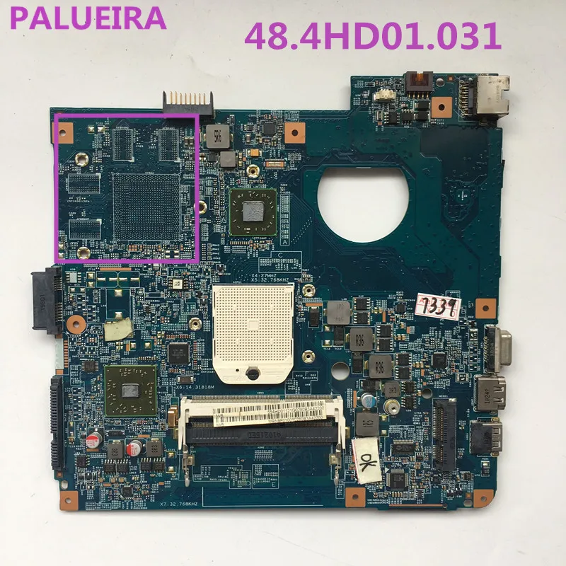 Материнская плата для ноутбука Acer aspire 4551 HD01.031 MBPU501001 DDR3 все функции полностью