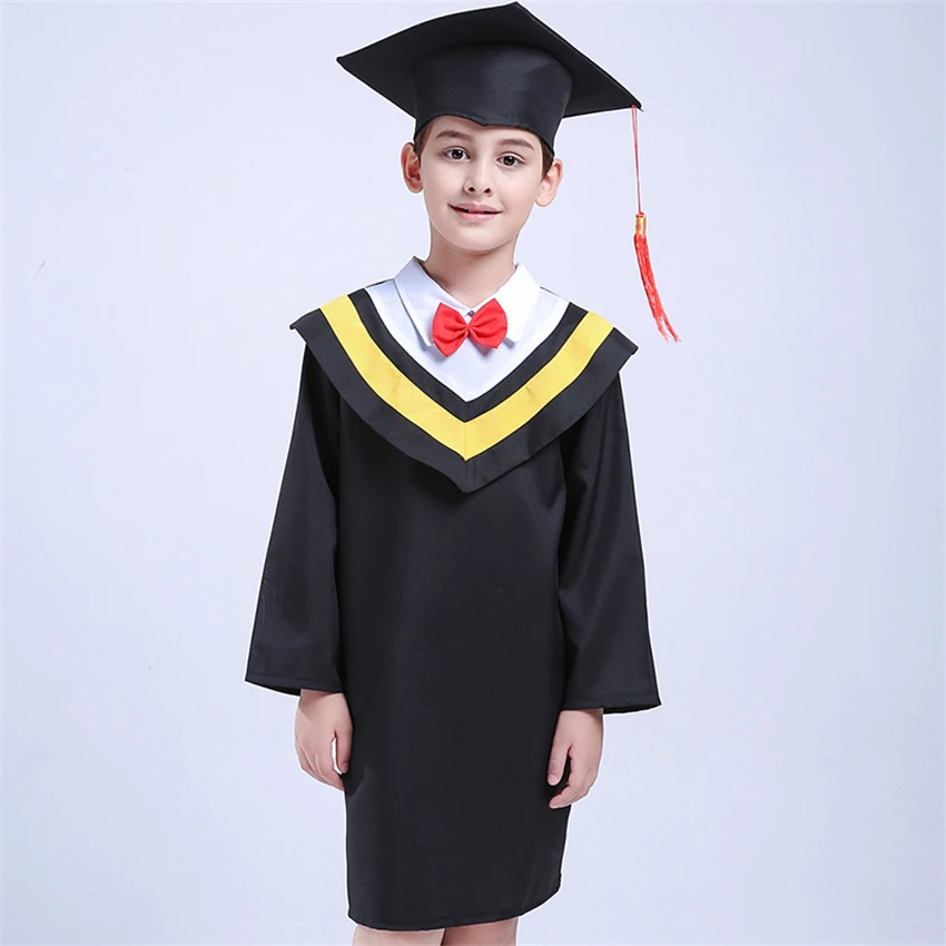 110-160 см, детские школьные костюмы выпускников, бальное платье для студентов, униформы для холостяцкой школы, детская одежда с бантом, одежда для команды класса, халат с шапочкой