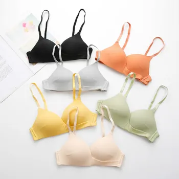 

Fashion Sexy Bras for Women Push Up bra Seamless Bralette Wireless Brassiere Female Intimate candy color Underwear lady bralette