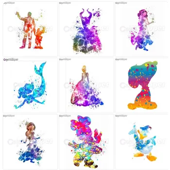 

Diamond Painting 5D Full Square/Round Drill Colorful Cartoon Mouse Princess Daimond Embroidery Painting Cross Stitch Mosaic Z436