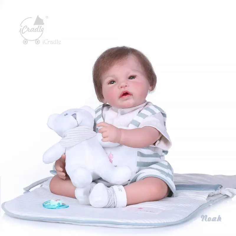 

Entirely Handmade Realistic Model Infant Reborn Baby Rebirth Infant Doll Genesis Heat Paint
