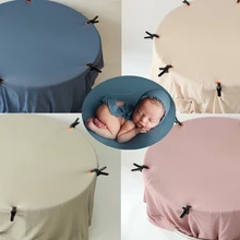 Детские фотофоны Beanbag эластичная ткань для новорожденных реквизит для фотосъемки позирует бобы одеяло фоны аксессуары для студии поза