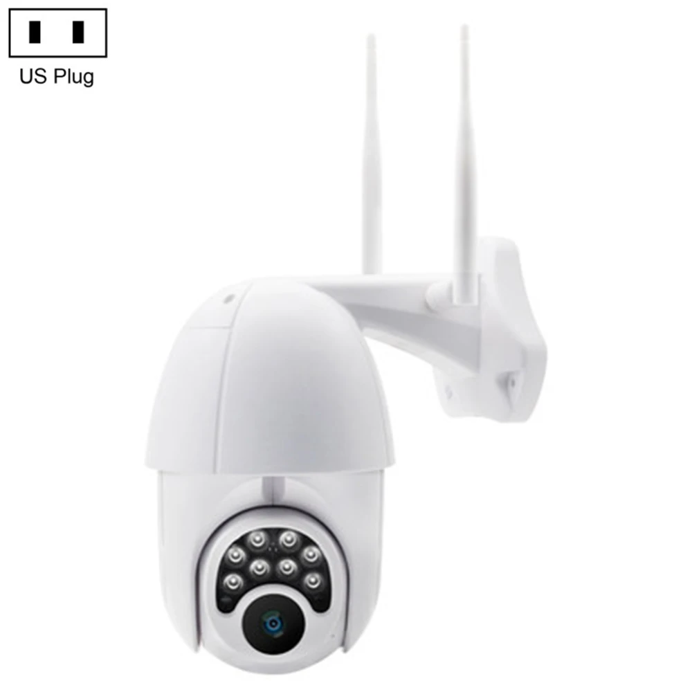 US plug 1080P wifi ip-камера, беспроводная уличная камера безопасности, домашняя камера безопасности, wifi камера видеонаблюдения, HD камера для домашней безопасности, ИК-камера - Цвет: US plug