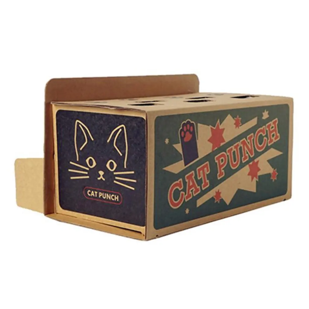 Funny Design Kraft Paper Design Hamster Game Machine for Pocket Mole Pets Dogs Cats Favor Pet Game Toy