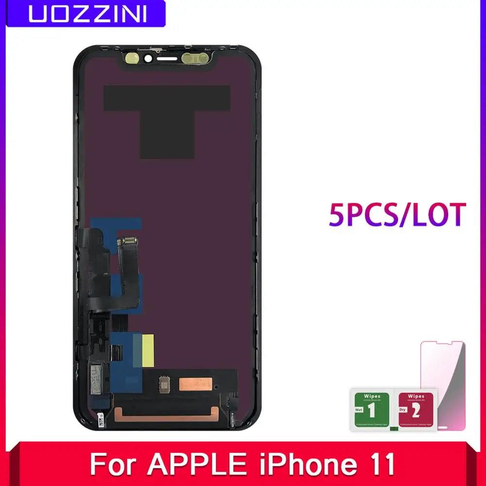 

5 Pcs LCD Display For iPhone 11 LCD Touch Screen Digitizer Assembly Replacement 6.1 inch