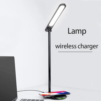 

Fast Charge Lighting Charging 2 In 1 Wireless Charger Mobile Phone Charger Dock Wireless Charge Stand Desk Lamp With LED Light