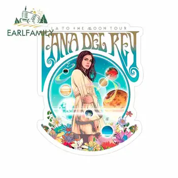 

EARLFAMILY 13cm x 10.6cm for Lana Del Rey Fanart Car Stickers Anime Waterproof 3D DIY Decal Custom Printing Bumper Window Decor