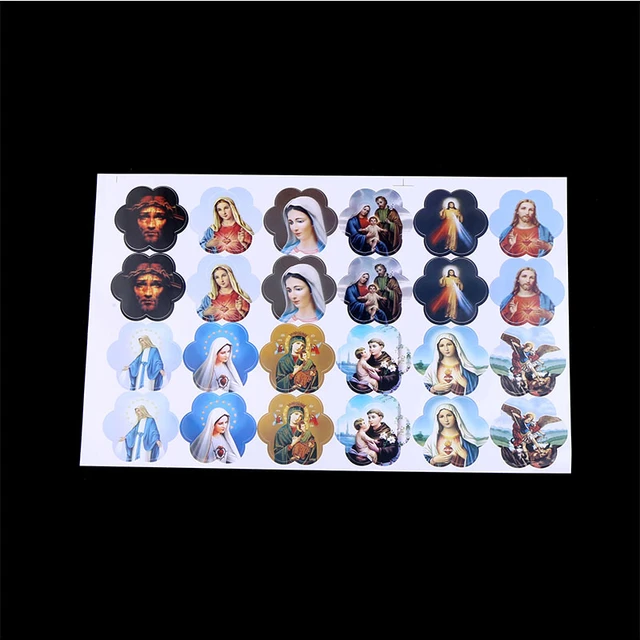 The Immaculate Heart of Mary Catholic Stickers-12pcs