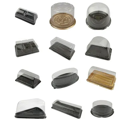 50 шт " круглые подарочные коробки для печенья DIY упаковка пудинги/Сыр/прозрачная коробка для торта/банхалберд/блистерная коробка