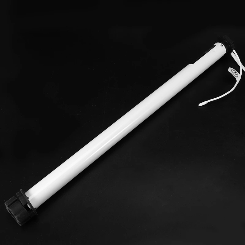 Electric Curtain Set AC 100-240V Electric Roller Shade Motor Blind Tubular Motor Kit Remote Control(US Plug