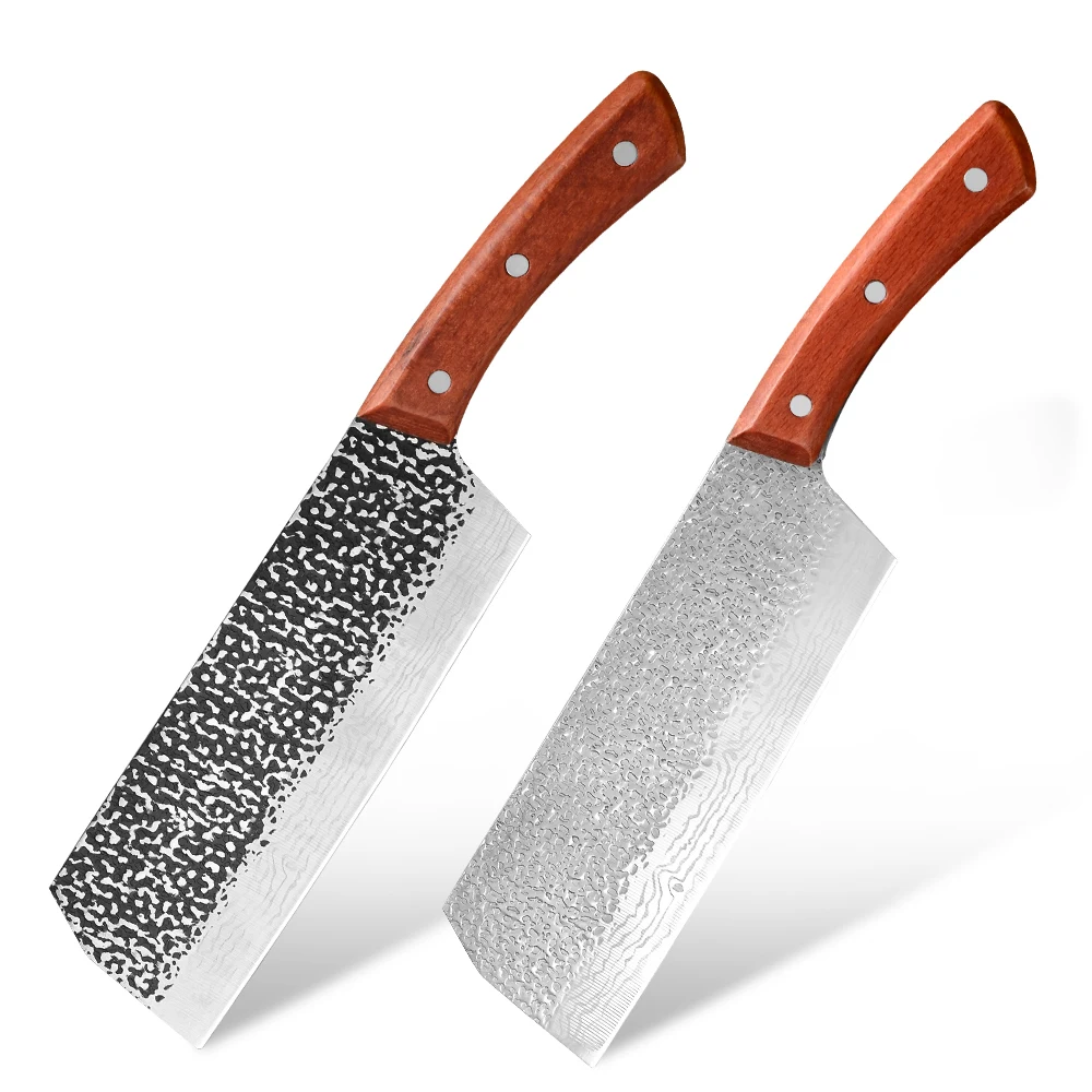 XYj 8 ''кухонный нож ручной работы кованый мясник полный для выживания Походов