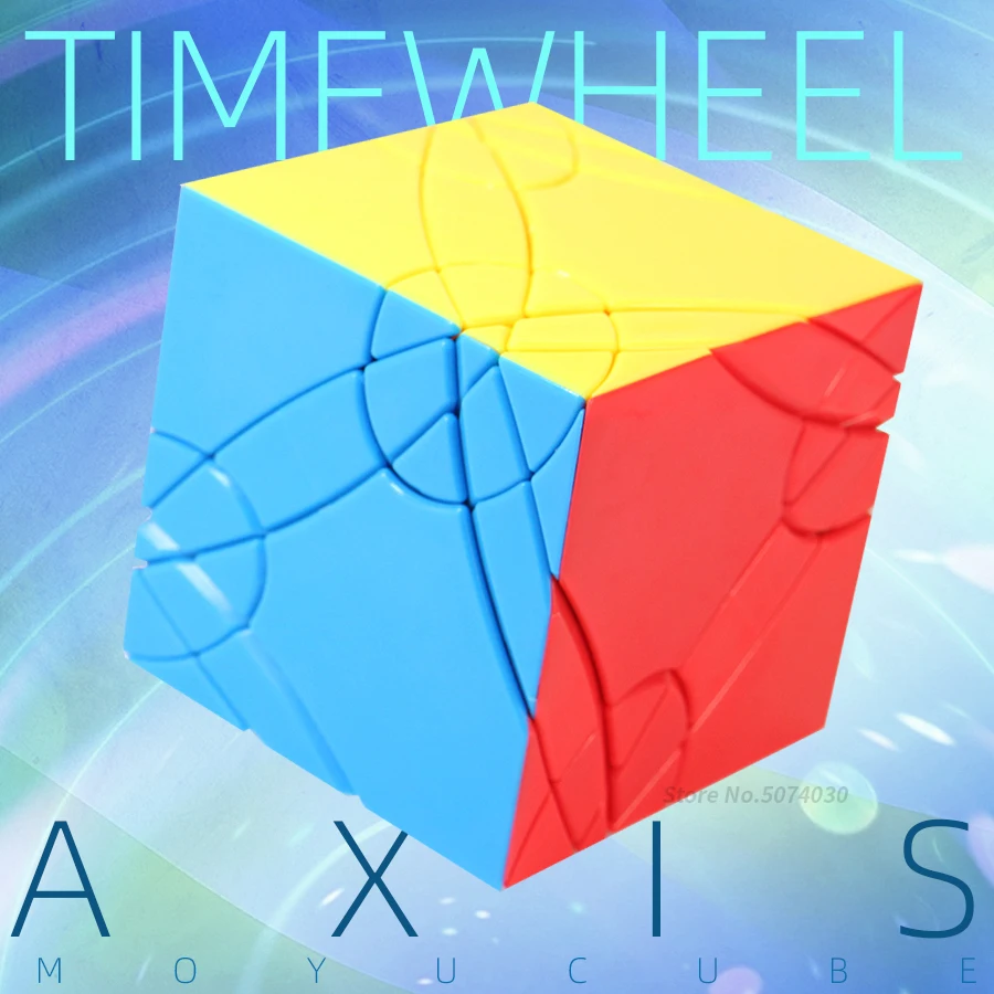 MoYu Axis Time Wheel jingганг кубик без наклеек Головоломка Куб TimeWheel Профессиональный Specail креативный пазл обучающий