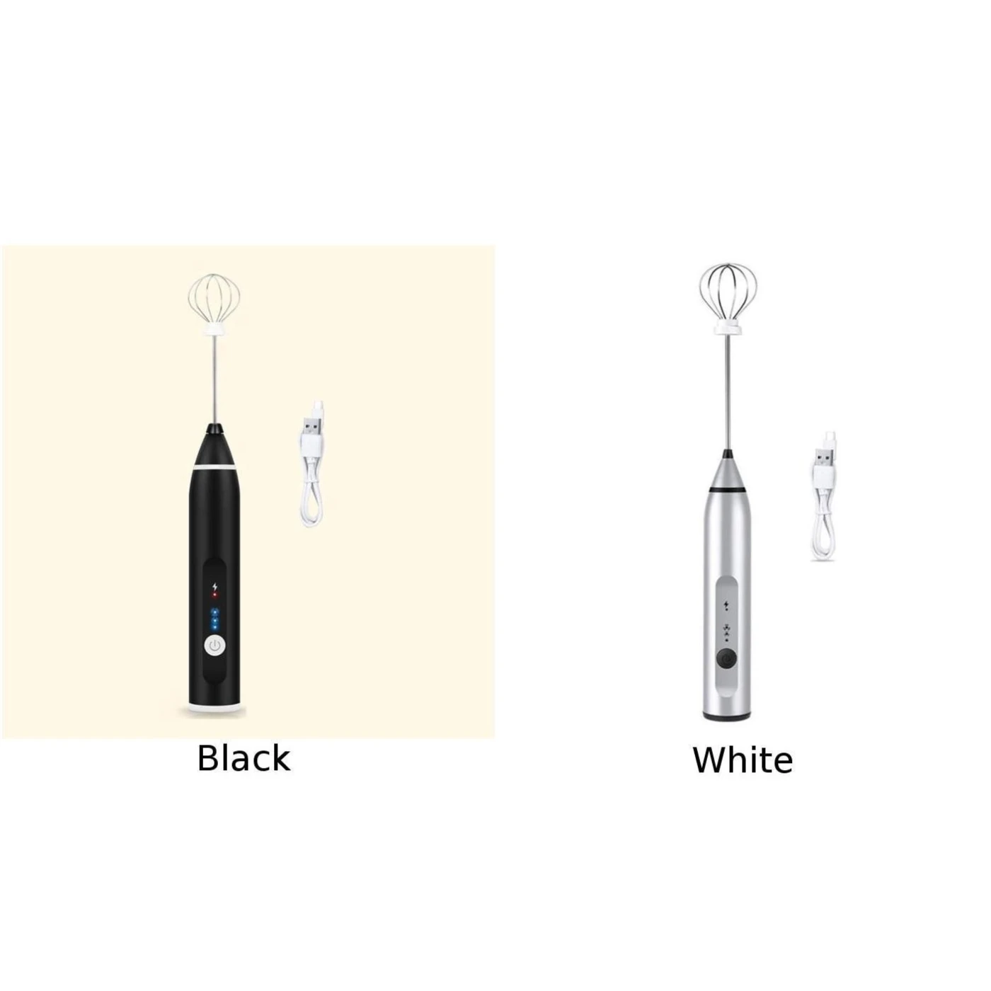 Перезаряжаемая USB насадка для венчика, регулируемый ручной Электрический миксер для взбивания яиц, пенообразователь, кофейная посуда, кухонный смеситель для перемешивания