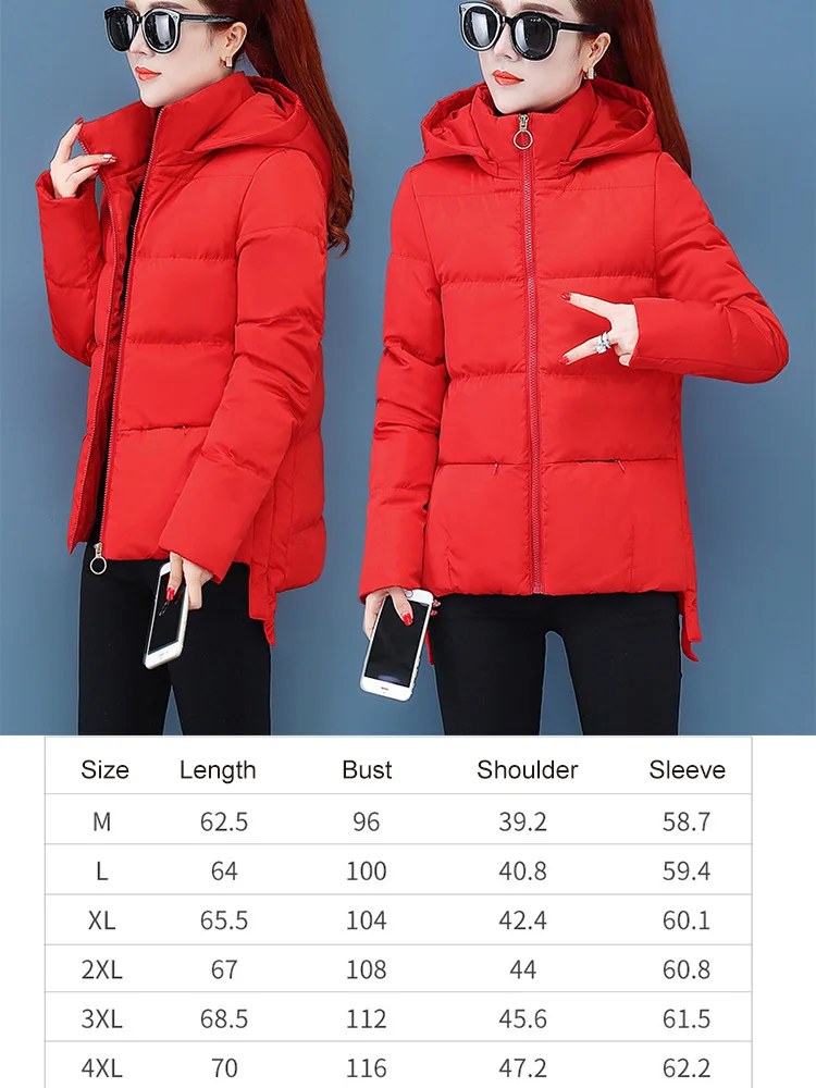 Women Winter Jacket With Fur collar Warm Hooded Female Women Winter Coat Long Parka Women Outwear Camperas