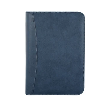 

A5 Business Ring Binder Card Slots Travel Dairy With Calculator PU Leather Cover Loose Leaf Refillable Notebook Multifunctional